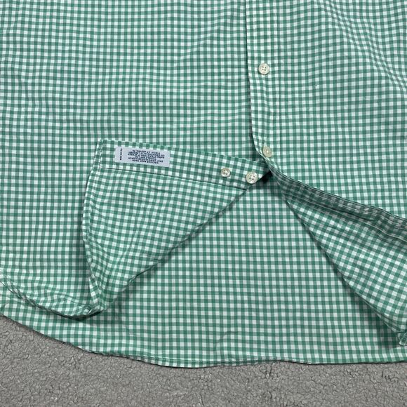 Brooks Brothers Shirt Mens Large Slim Fit Gingham Plaid Easter *See Description* - Picture 5 of 13